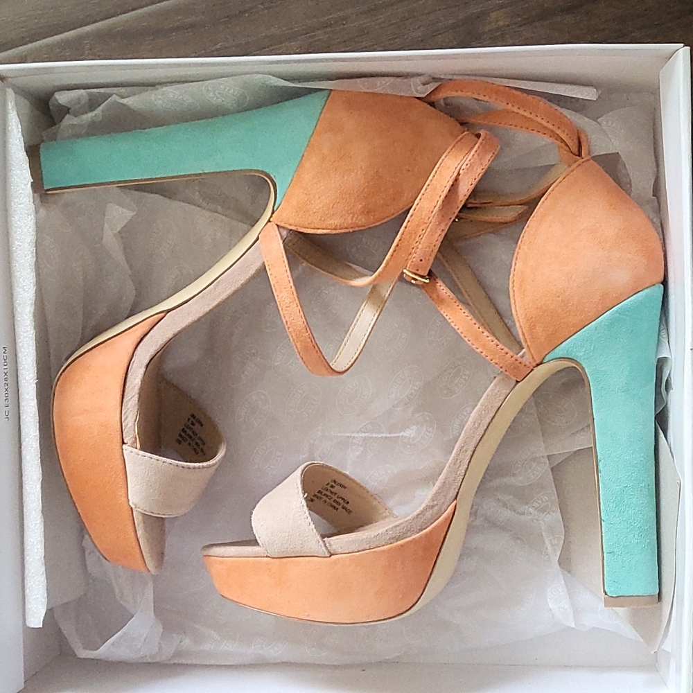 Nib Steve Madden Unleash Platform Sandal Chunky H… - image 8
